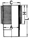 WILMINK GROUP Cilindra čaula WG1021550